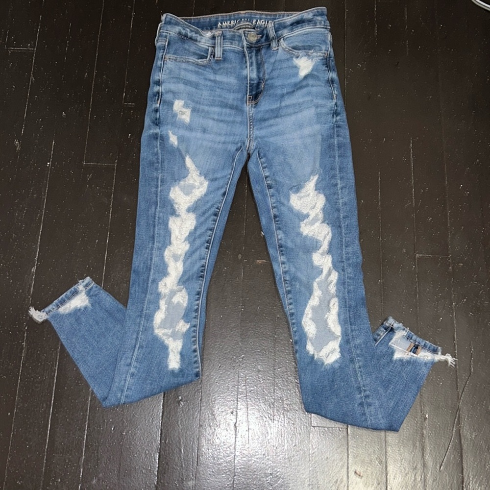 American Eagle hi-rise skinny jeans
